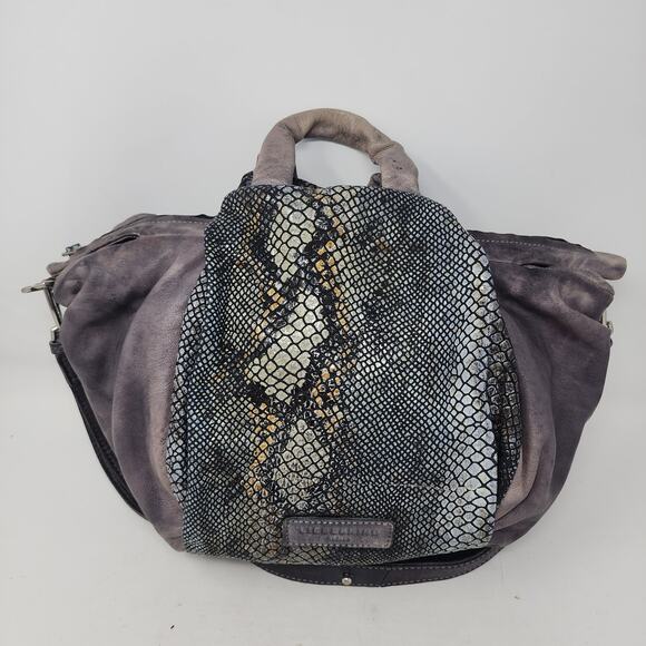 Liebeskind Gray and Black Hobo Bag - Picture 1 of 13